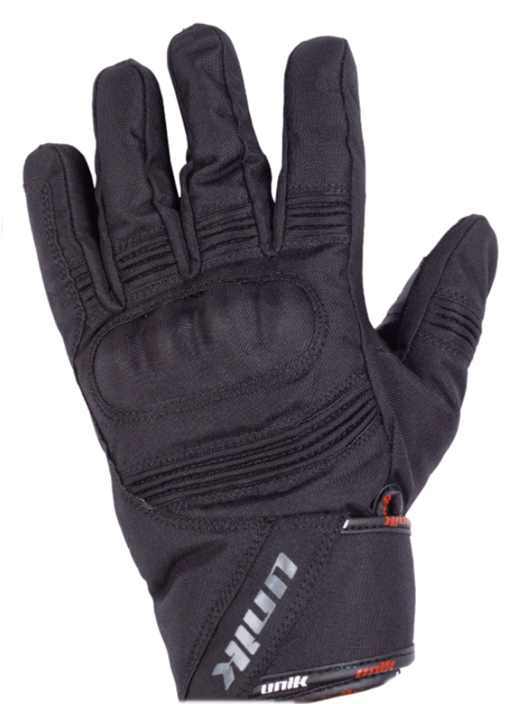 GUANTES MOTO UNIK C73 INVIERNO WEATHER TEX CORDURA XXL NEGRO